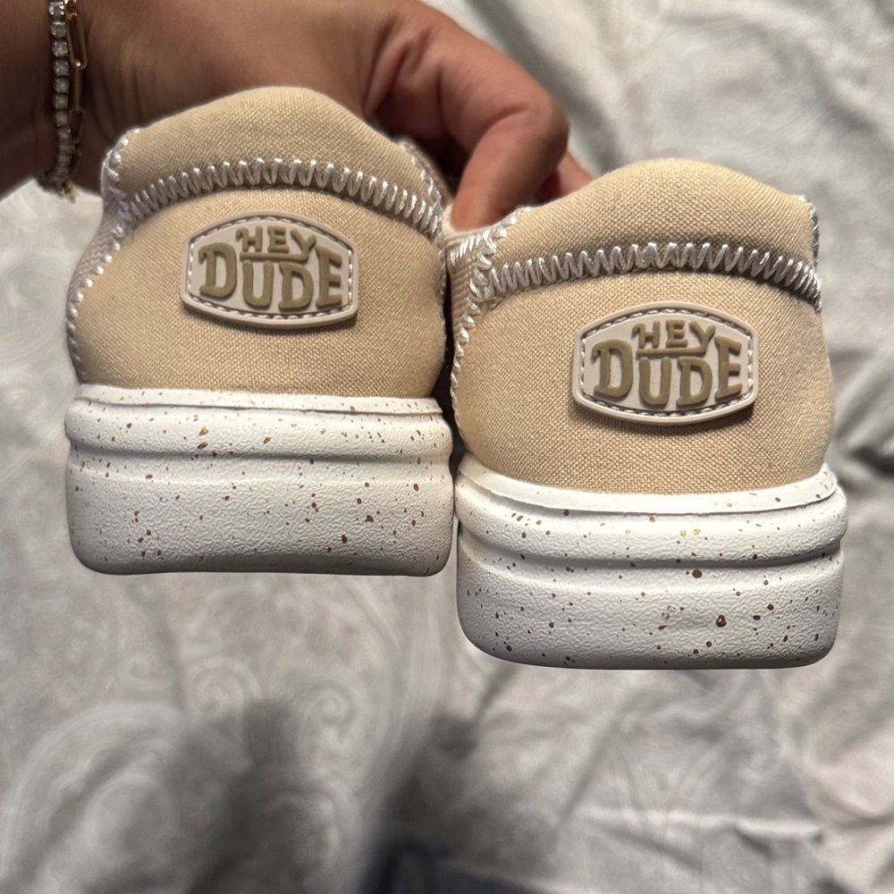 Hey Dude Women's Shoes in Cream - Picture 4 of 4